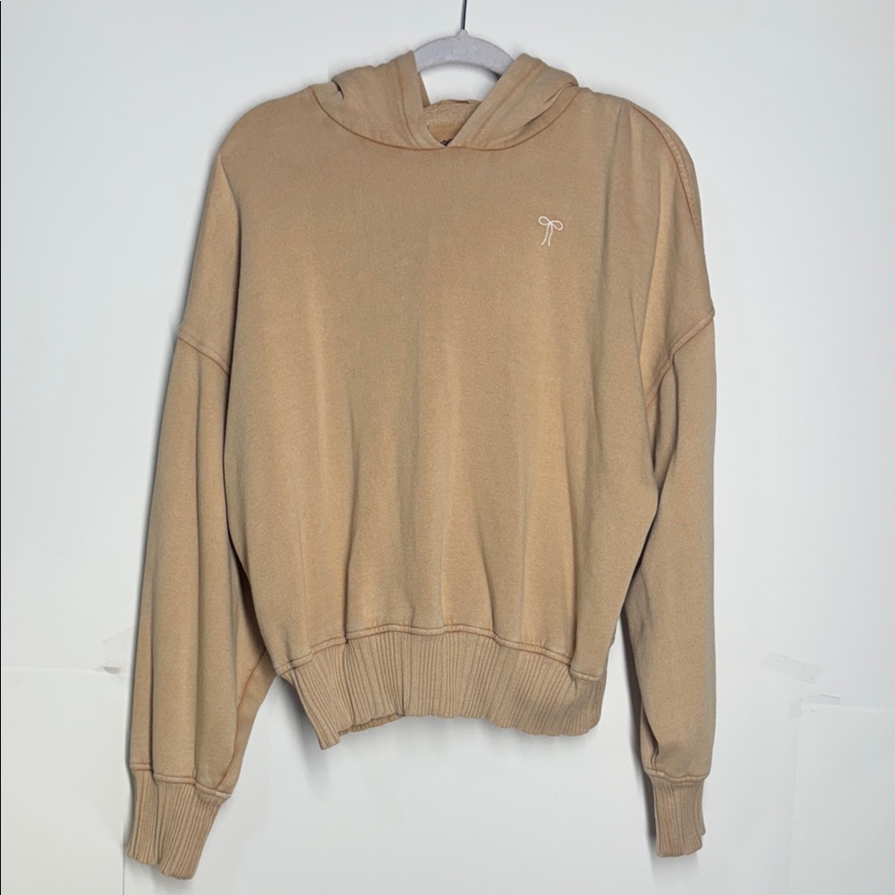 Aerie women Casual Tan Hoodie Sweater